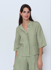 Blueberry Italia - Plaquette Front Pocket Top