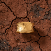 Textured Gold Statement Ring | Aurea Terra