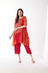 Au Hasard D'un Voyage - Tangerine Patchlight Tunic
