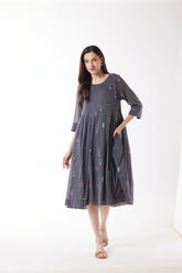 Au Hasard D'un Voyage - Lady Splash Midi Dress