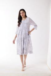 Au Hasard D'un Voyage - Cloudlike Contrast Midi Dress