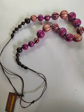 Wooden Necklace Crochet Balls & Beads