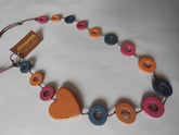 Wooden Necklace Eyelets & Hearts