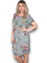 New Floral from Helga May - Bouquet Jungle Dress in Sage - get in quick for your summer wardrobe at Linens & Treasures Rolleston Christchurch
