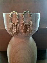 Mesh Chain Hoop Earrings