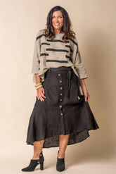 Imagine Fashion - Jayne Linen Skirt