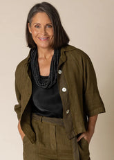 Imagine Fashion - Karey Linen Jacket