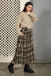 Imagine Fashion - Winston Cotton/Linen Blend Skirt