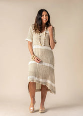 Imagine Fashion - Xanthe Cotton Linen Dress
