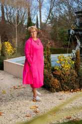 Linen Duster Coat Single Button