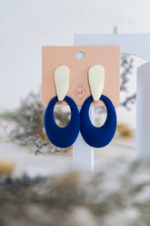 Painted Metal Earrings