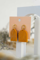 Clay Stamped Earrings