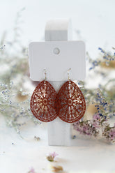 Fine Mesh Border Earrings