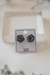 Crystal & Mesh Earrings