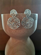 Mesh Circle Drop Earrings