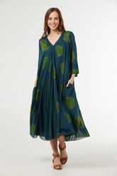 Au Hasard D’un Voyage - Emerald Chic Dress