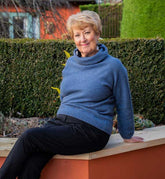 Noble Wilde - Moss Stitch Cowl Jumper