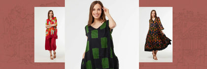 ALL AU HASARD D’UN VOYAGE COLLECTION - Fun Funky Stylish Cotton Dresses for summer winter Spring Autumn fashion for mum Rolleston