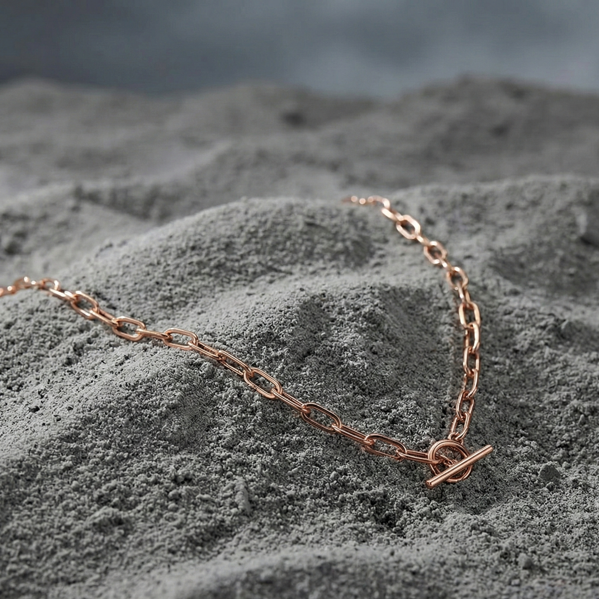 Toggle Chain Rose Gold Choker | Emberlink