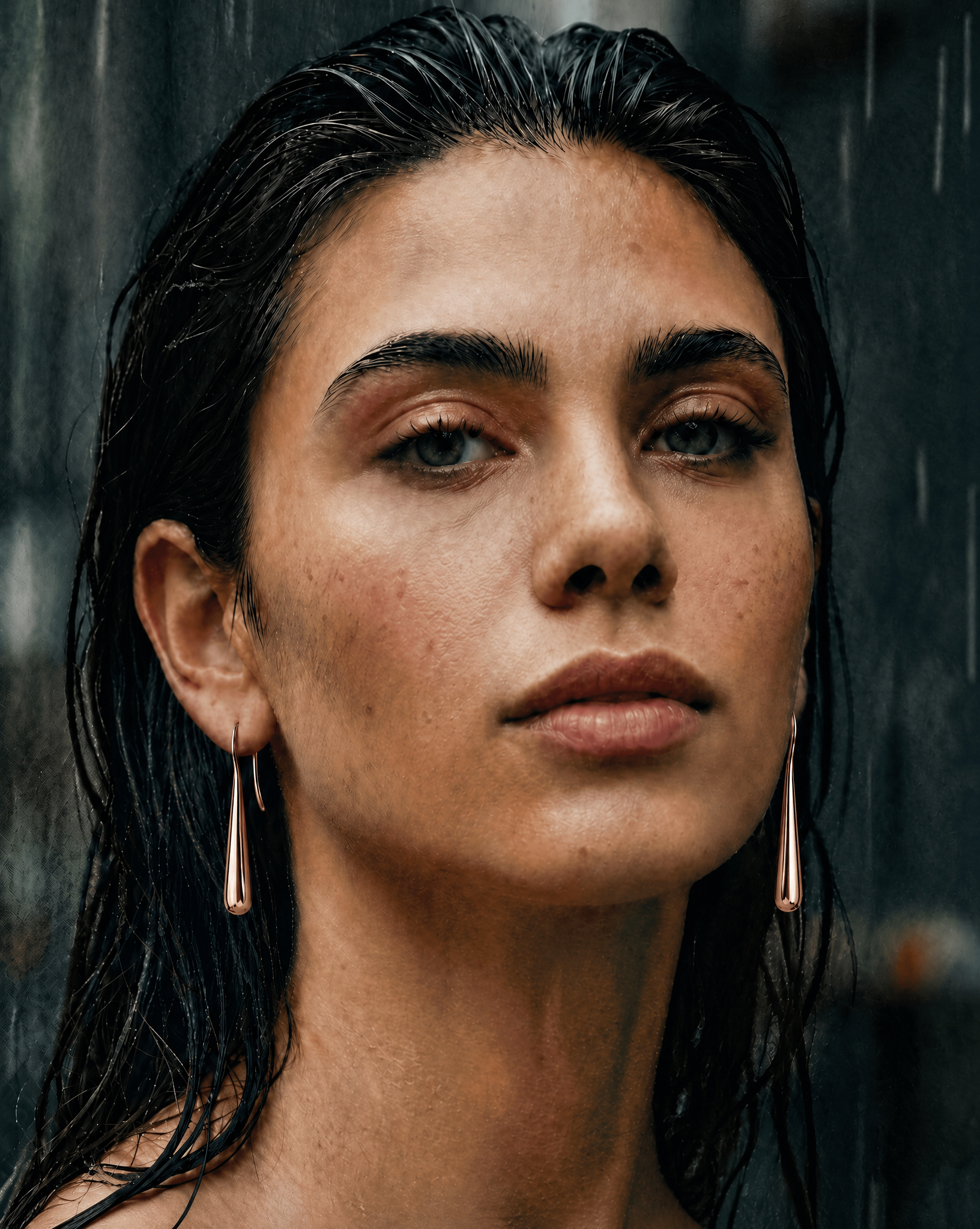 Slim Bar Silver Earrings | Zephyr