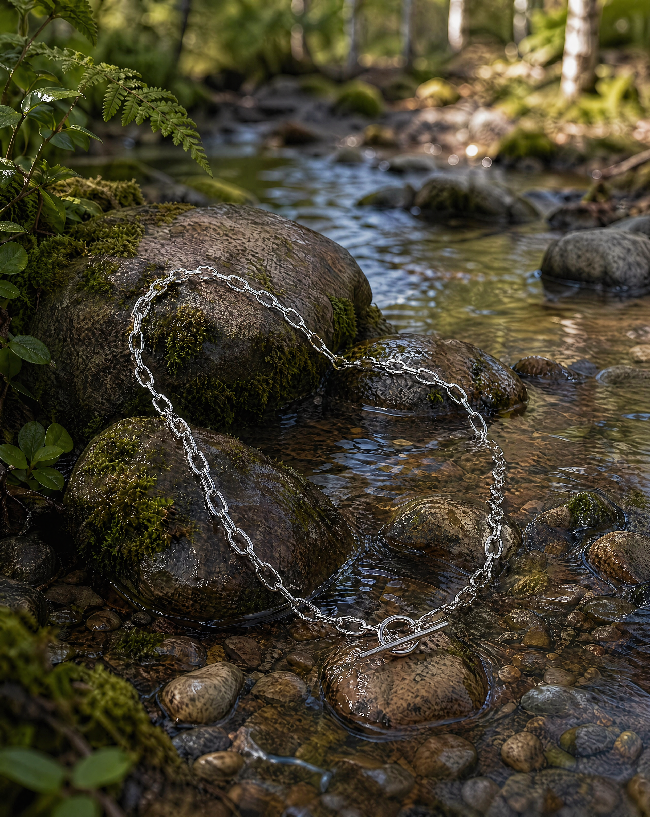 Toggle Chain Rose Gold Choker | Emberlink