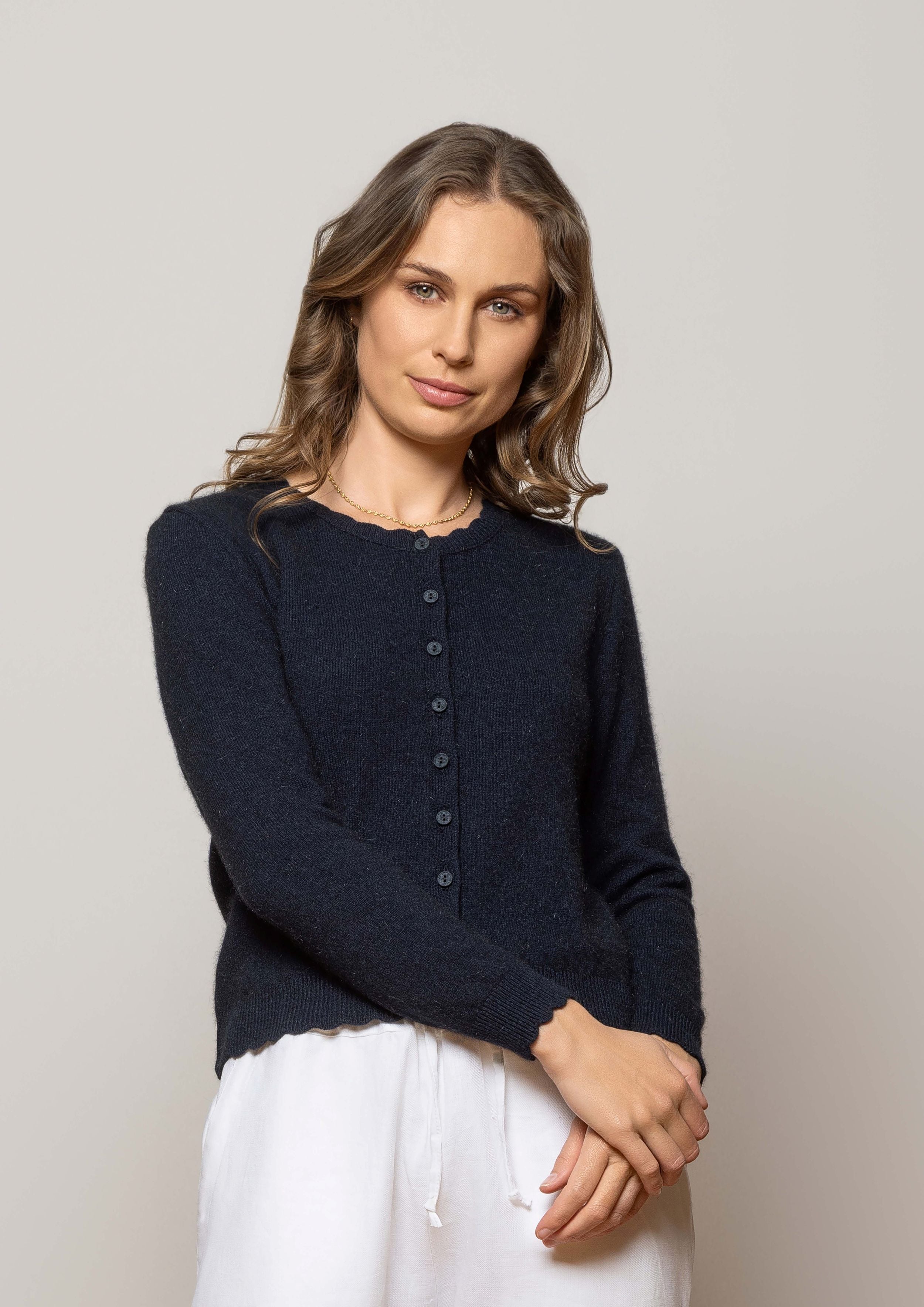 Noble Wilde - Scallop Cardigan