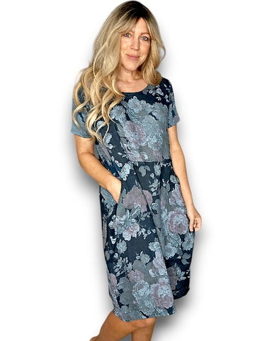 Helga May - Scarlet Rose Jungle Dress - New Shade Dark Jade