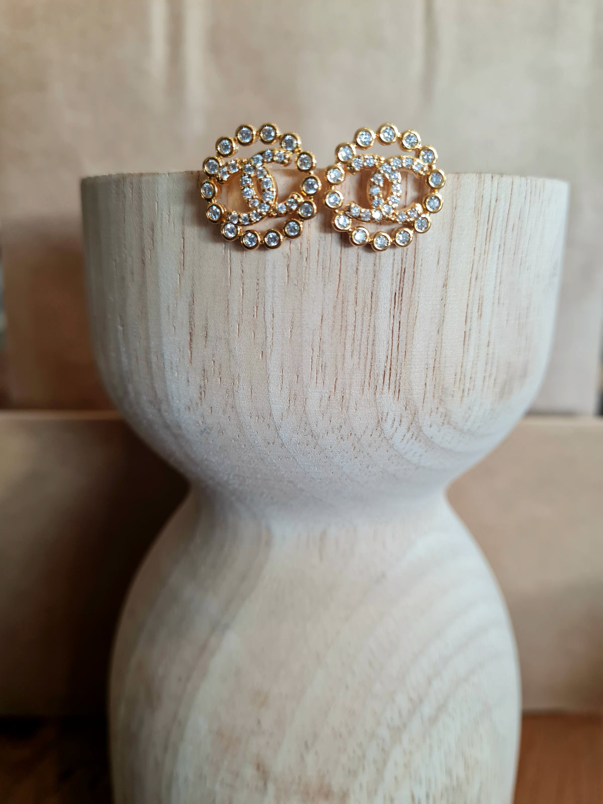 CC Emblem Earrings