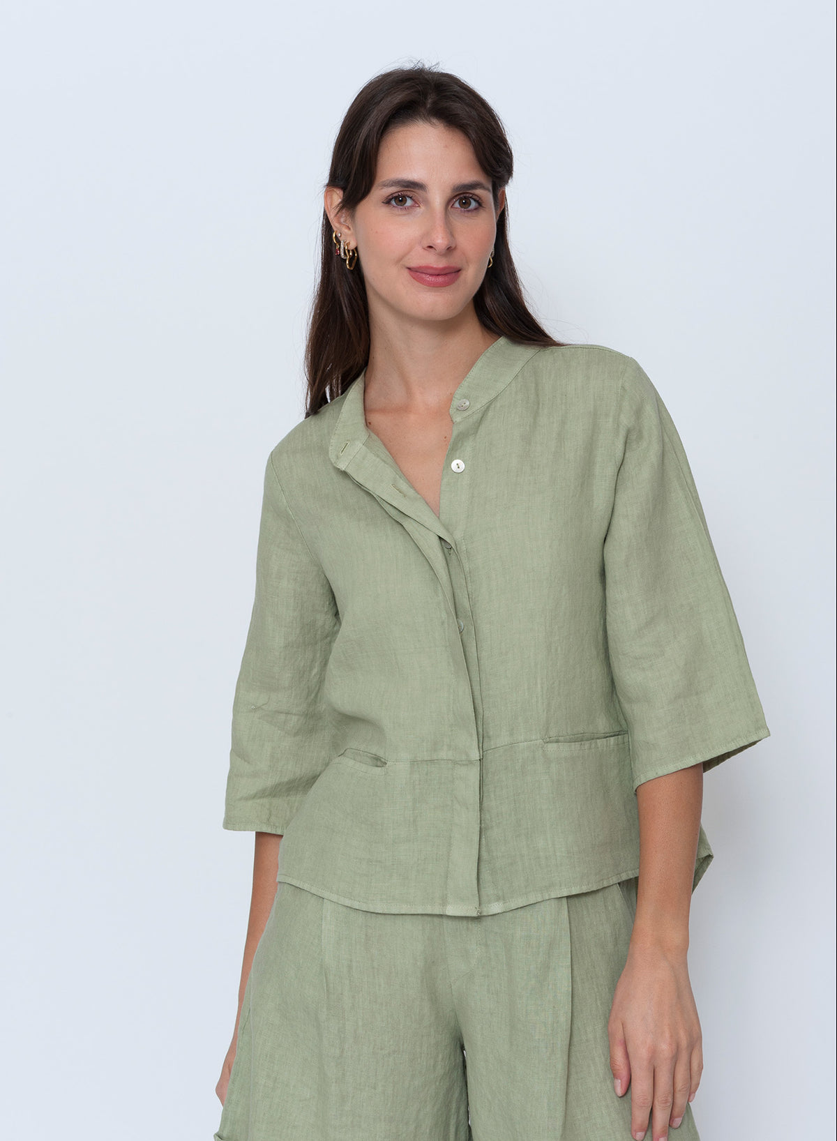 Blueberry Italia - Plaquette Front Pocket Top