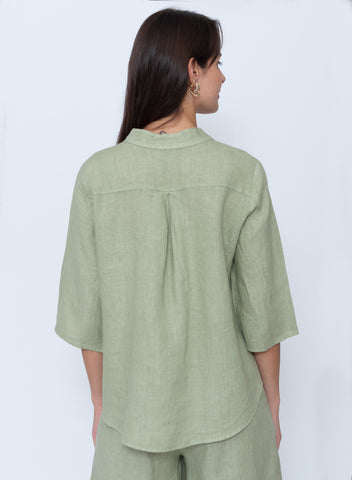 Blueberry Italia - Plaquette Front Pocket Top