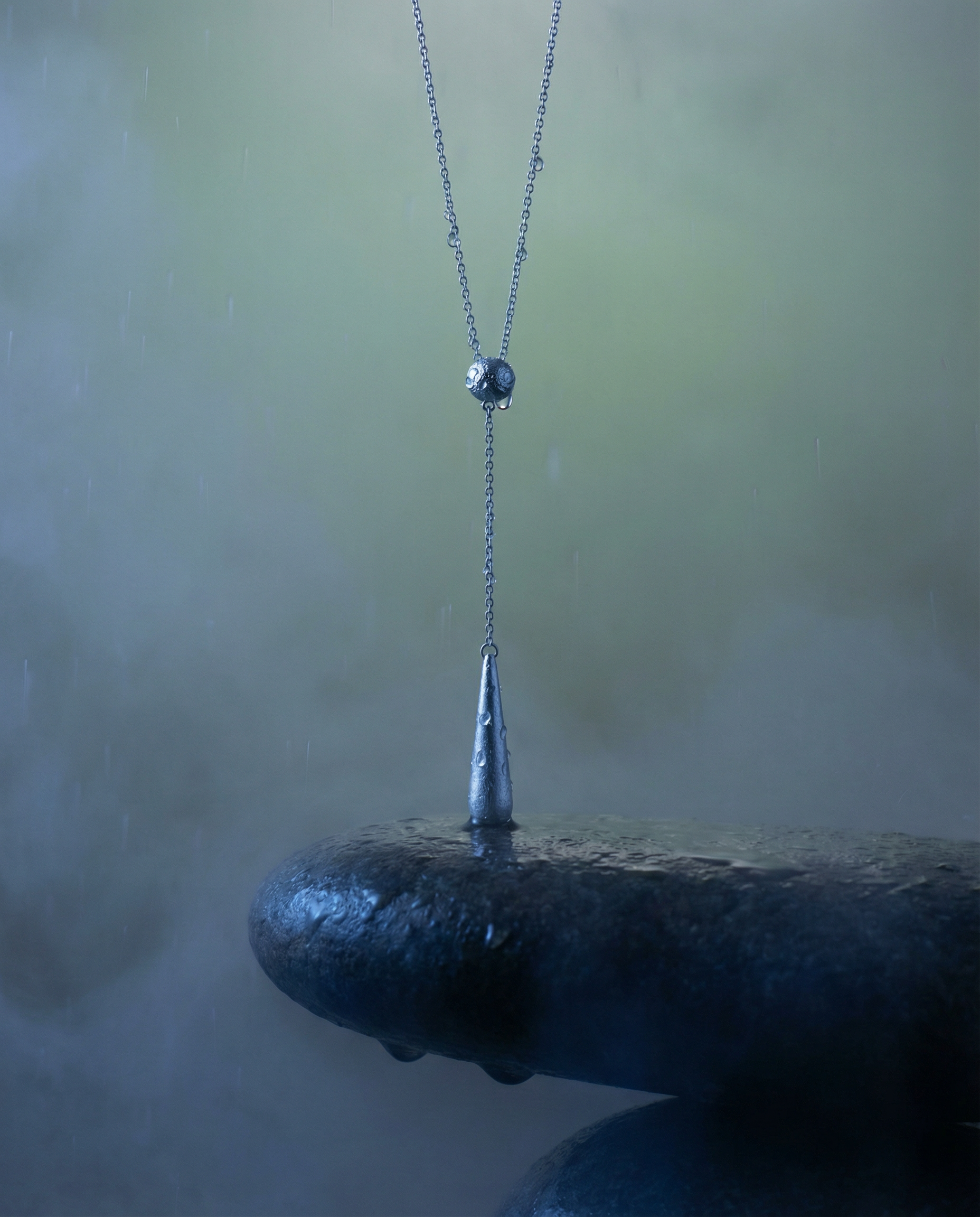 Rose Gold Lariat Necklace | Lucent Australis