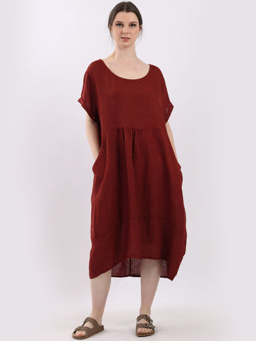 Linen Bodice Top Dress