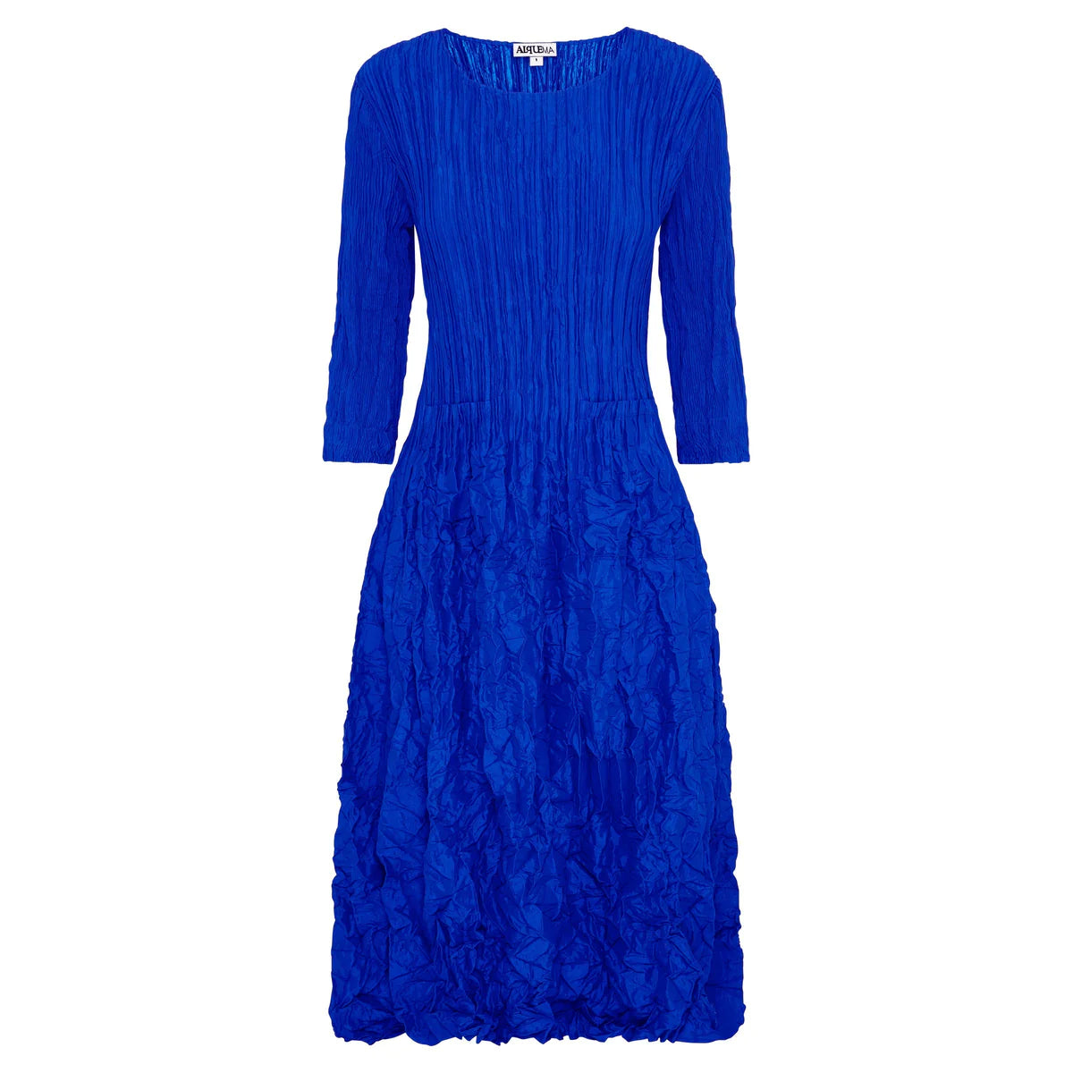 Alquema - 3/4 Sleeve Smash Pocket Dress in Royal