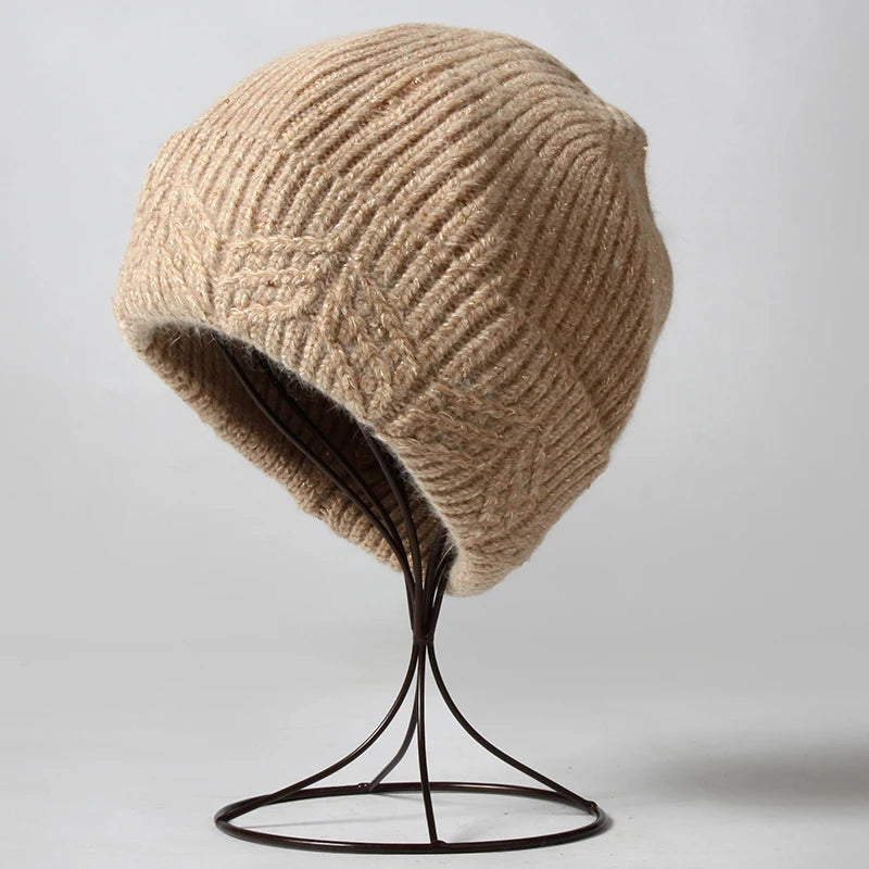 Cashmere/Acrylic Blend Winter Hats
