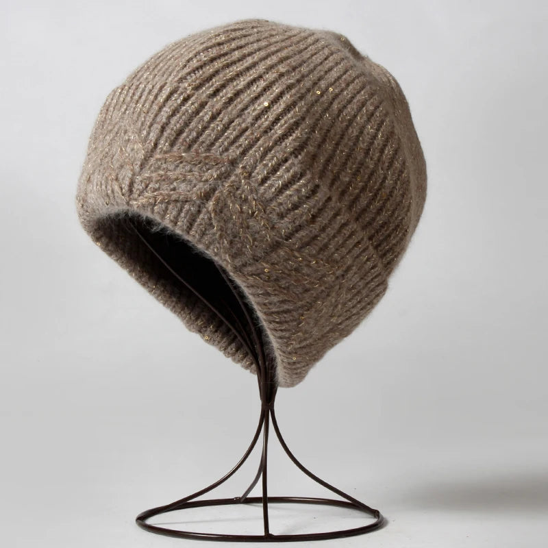 Cashmere/Acrylic Blend Winter Hats