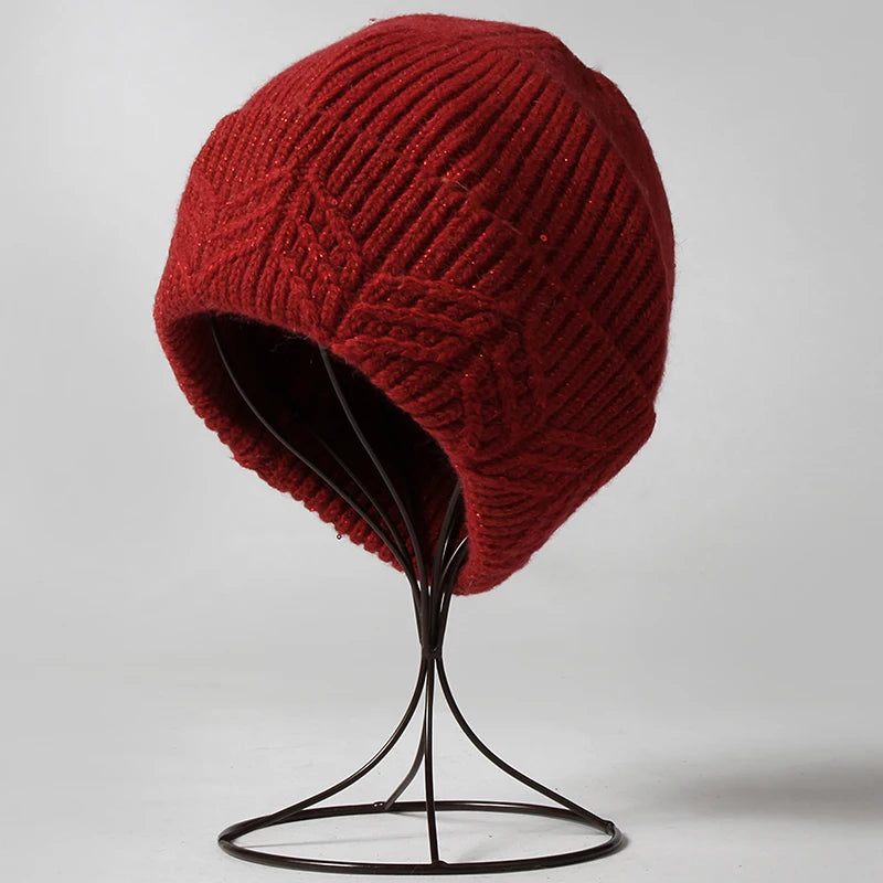 Cashmere/Acrylic Blend Winter Hats