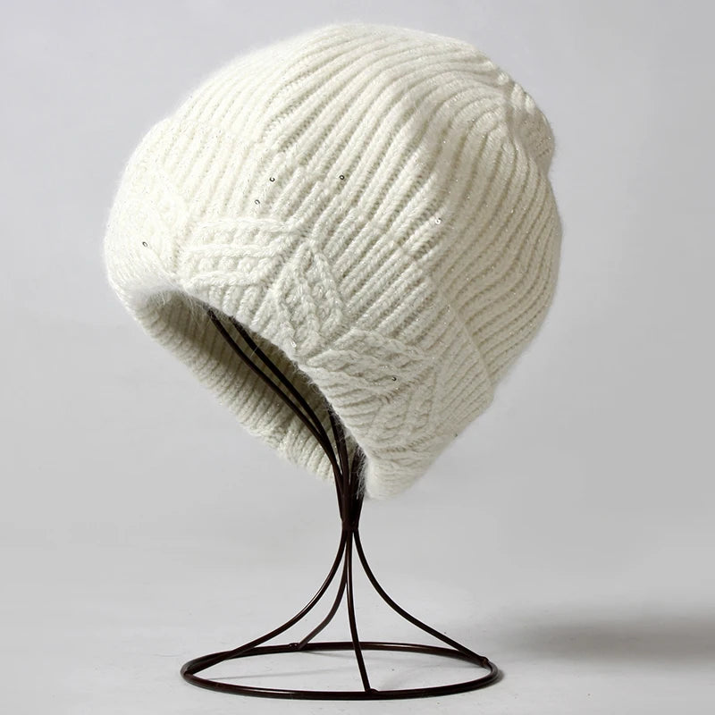 Cashmere/Acrylic Blend Winter Hats