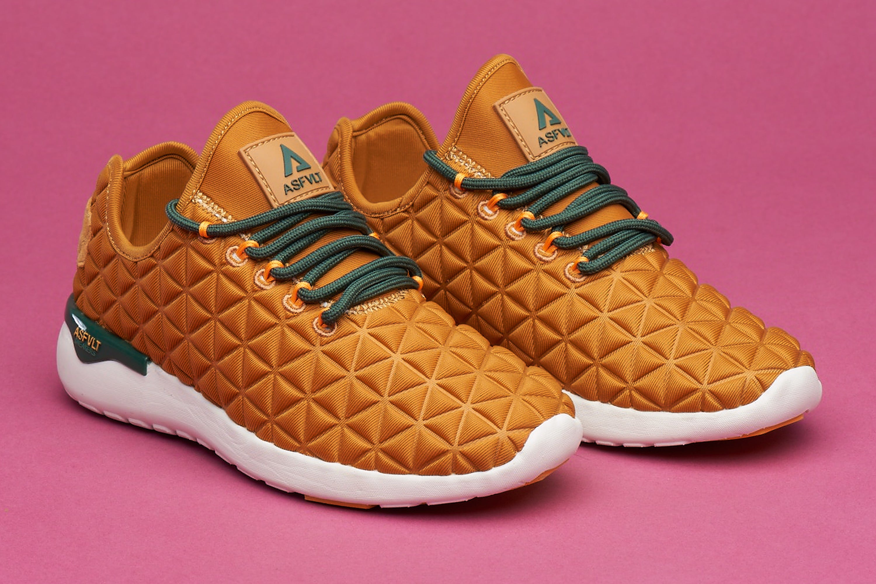 ASFVLT - Neo Speed Socks - Cognac/Green