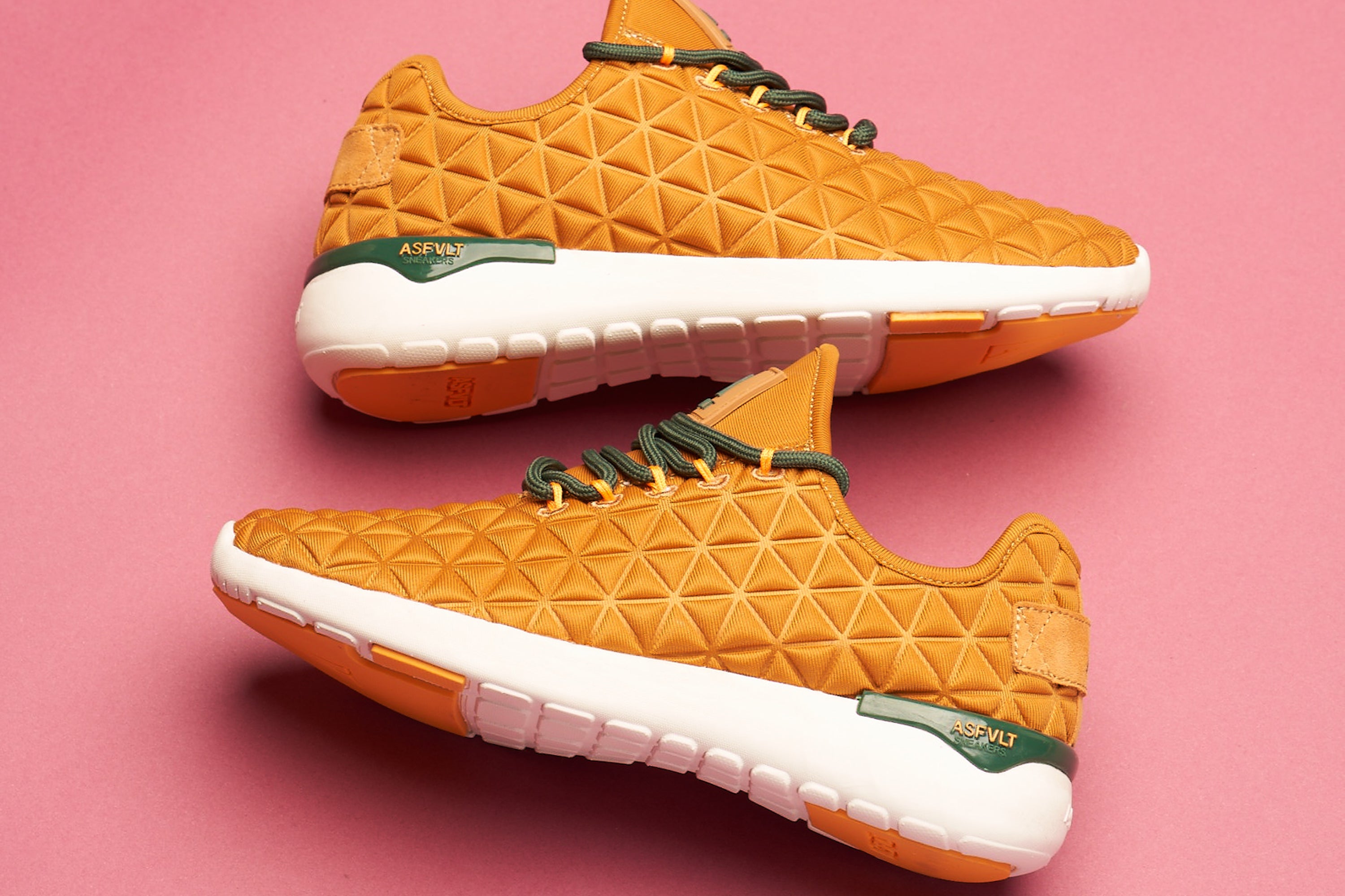 ASFVLT - Neo Speed Socks - Cognac/Green