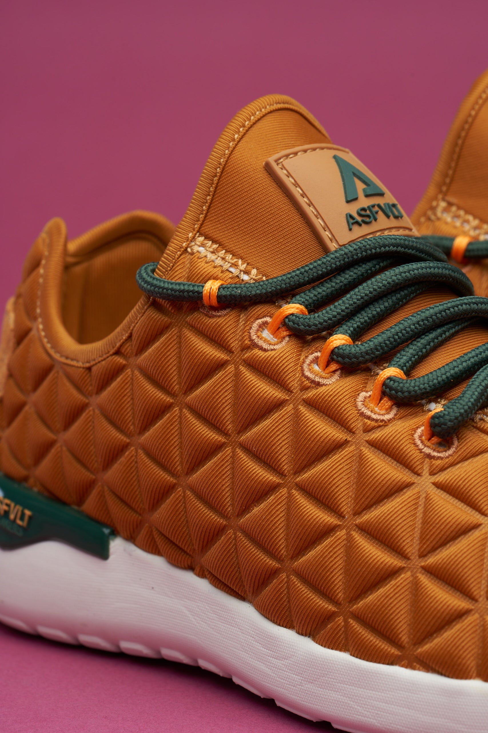 ASFVLT - Neo Speed Socks - Cognac/Green