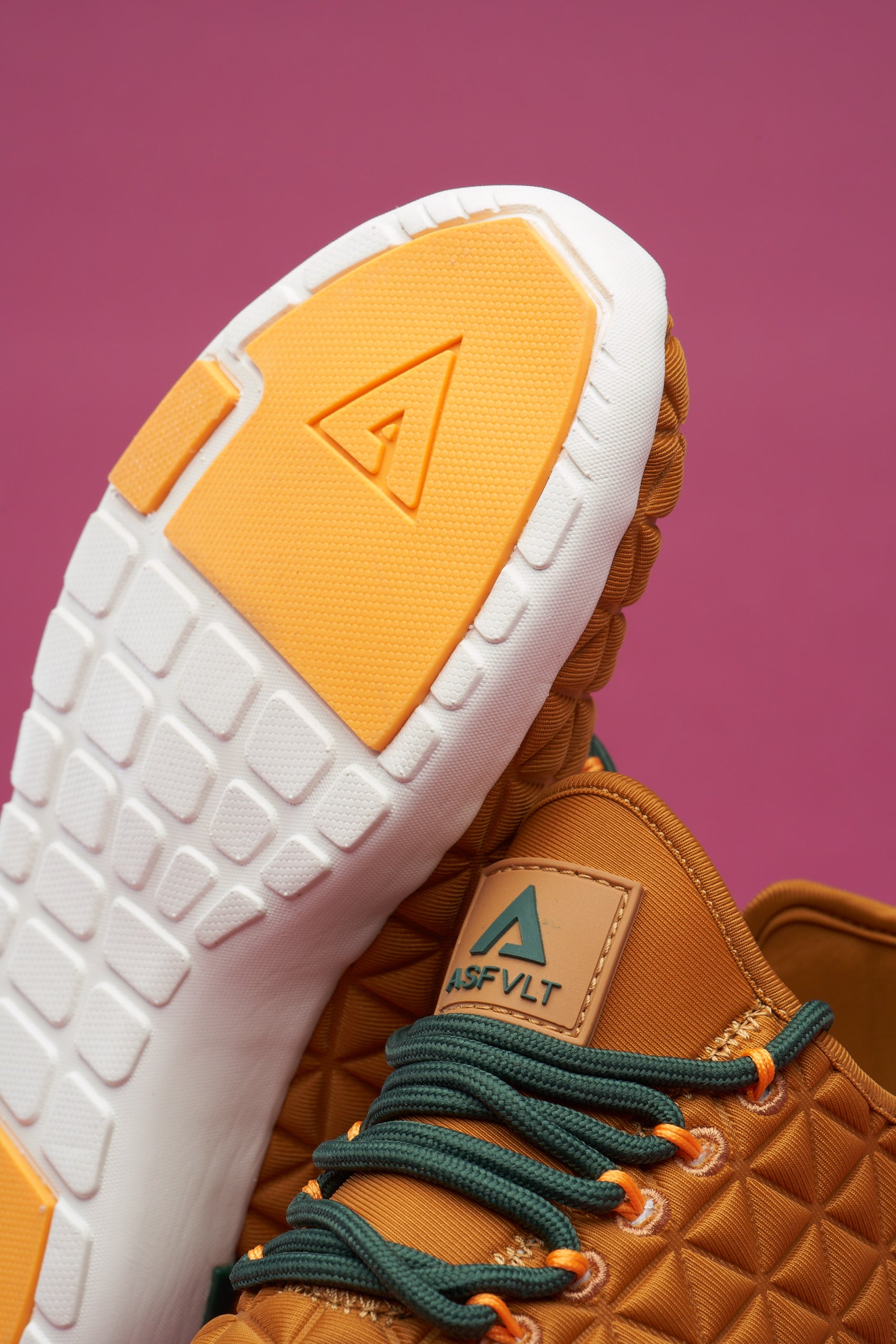 ASFVLT - Neo Speed Socks - Cognac/Green