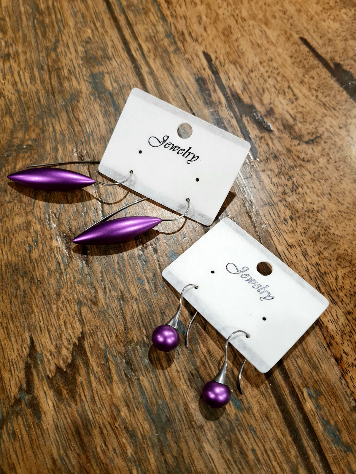 Matte Metal Minimalist Earrings - Pansy