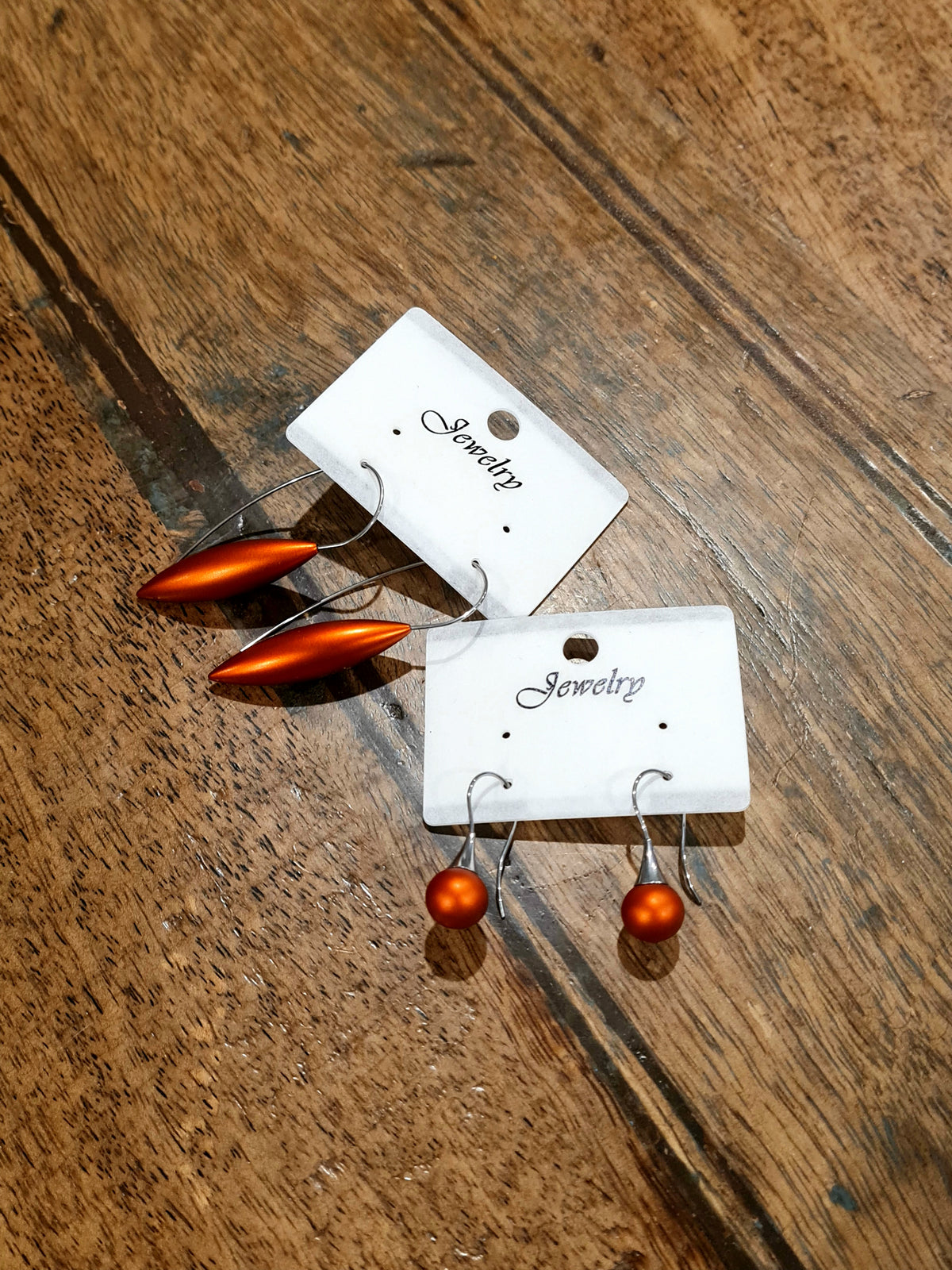 Matte Metal Minimalist Earrings - Spice