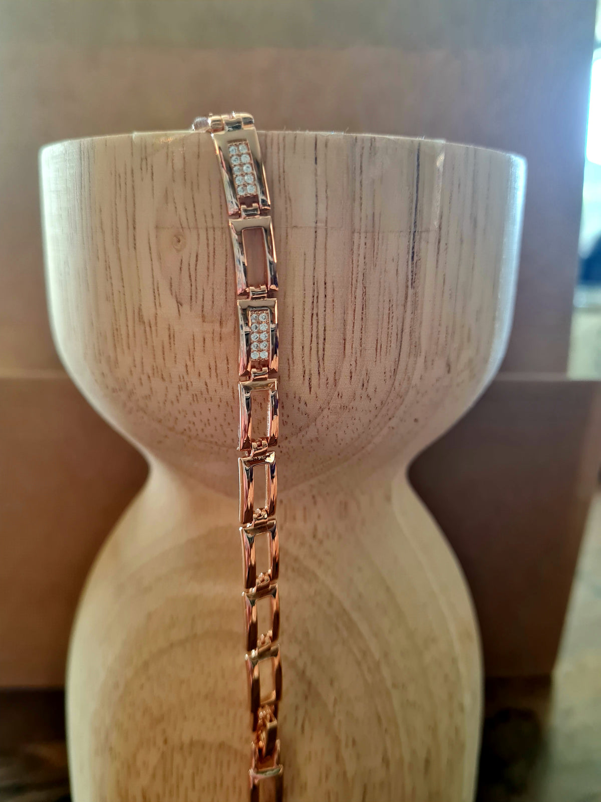 Rose Gold Fine Link Bracelet