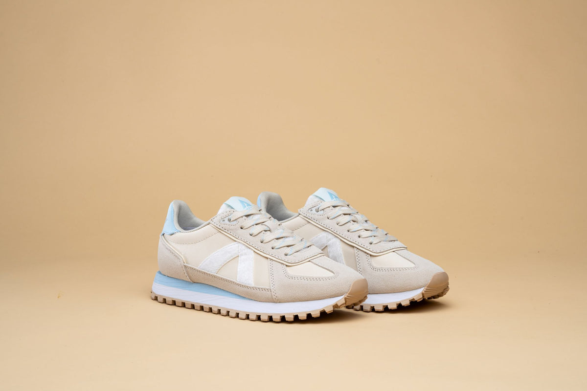 ASFVLT-Gate Off White/Beige Pony Hair/Blue
