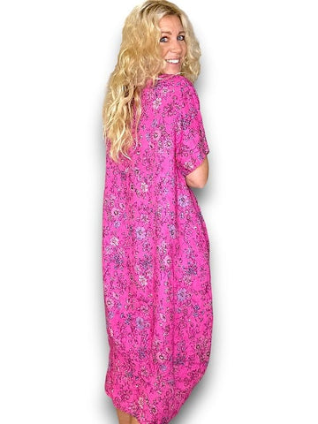 Helga May - Graphic Bloom Maxi Dress