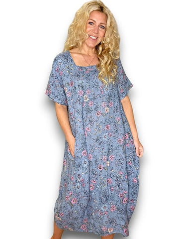 Helga May - Graphic Bloom Maxi Dress