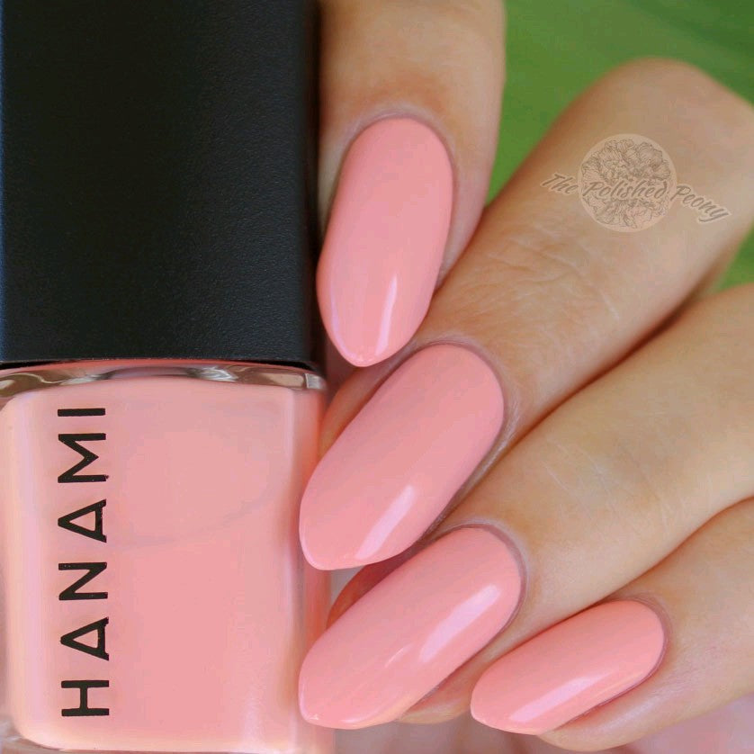 Hanami April Sun In Cuba - Light Pastel Pink non-toxic nail polish at Linens & Treasures