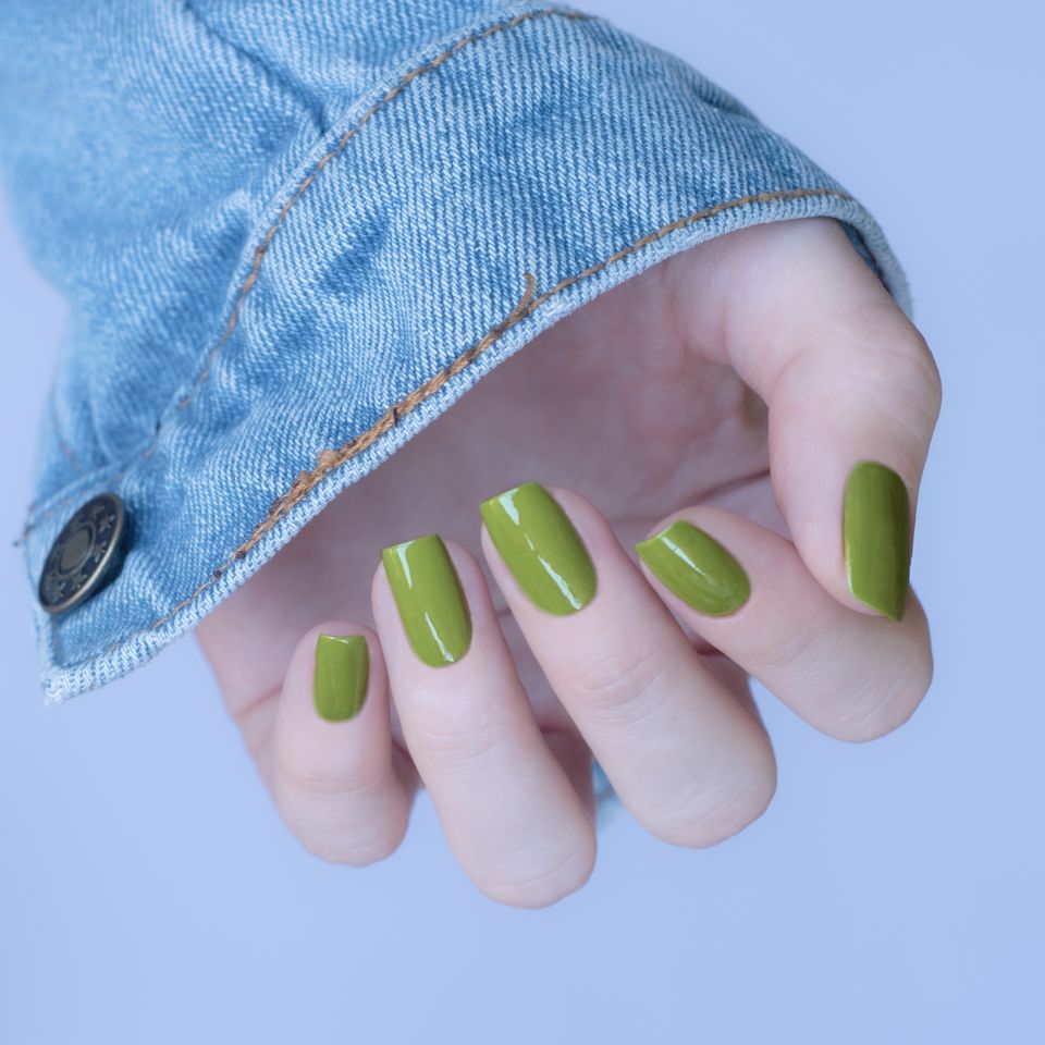 Hanami Avant Garden - Avocado green nail polish non-toxic at Linens & Treasures