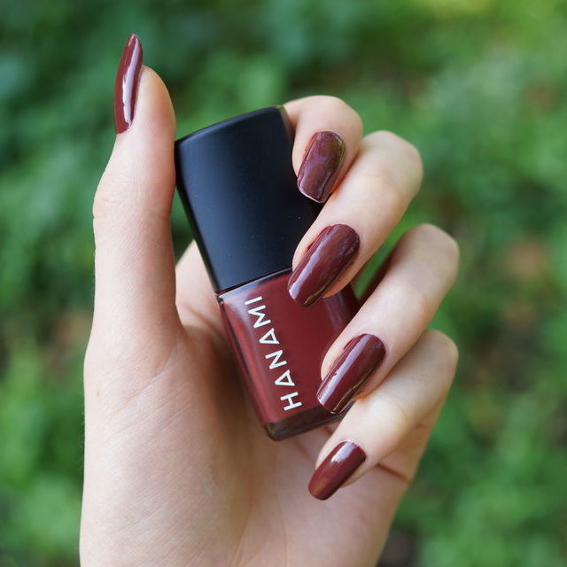 Cortez - Deep Amber Rust non-toxic nail polish at Linens & Treasures
